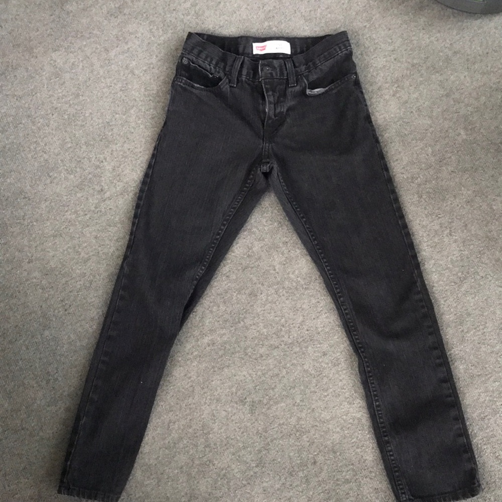 Levi 511 skinny black jeans 26